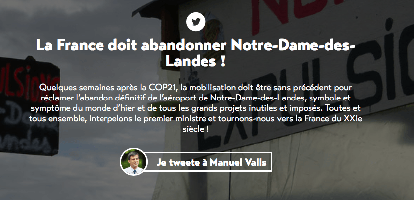 [Interpellez Manuel Valls] NDDL : nous n’avons pas dit notre dernier mot !