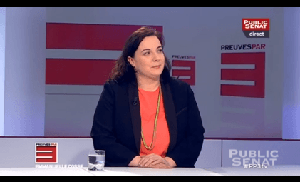 Emmanuelle Cosse invitée de Preuves par 3 sur Public Sénat