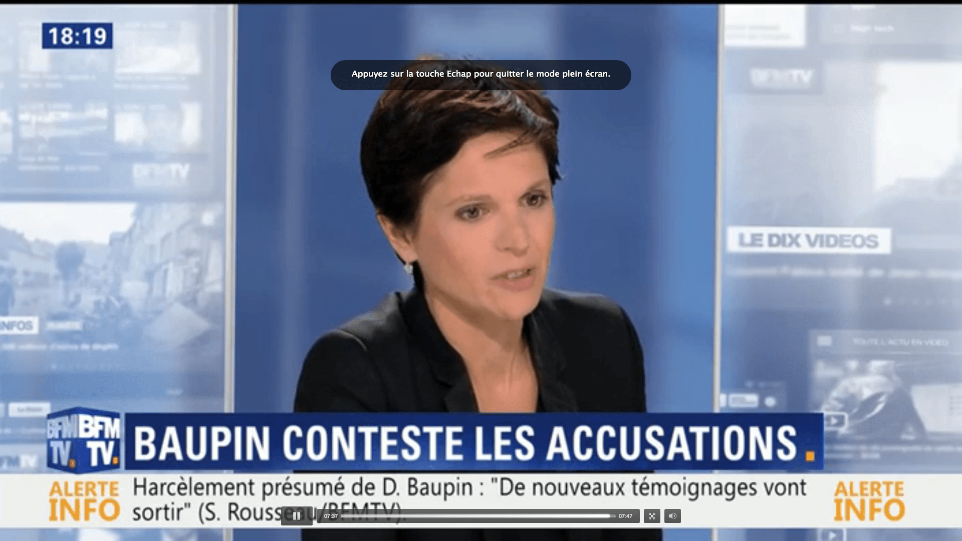 Sandrine Rousseau, invitée de BFM Story – Affaire Denis Baupin: Les élues écologistes ont décidé de briser l’omerta