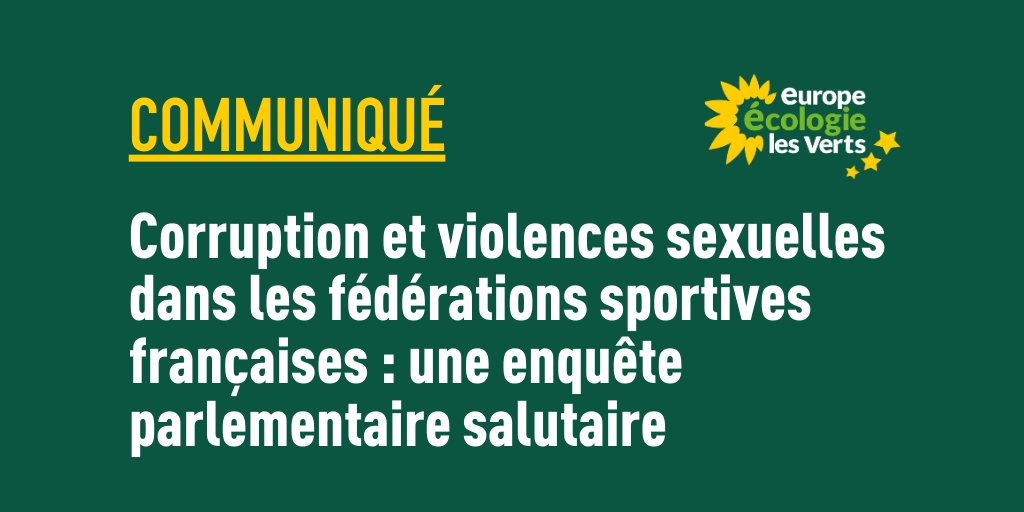 Corruption et violences sexuelles dans les fédérations sportives françaises : une enquête parlementaire salutaire
